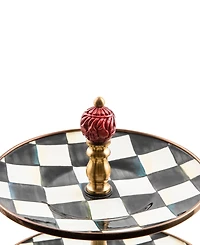 Mackenzie-Childs Courtly Check 3-Tier Sweet Stand