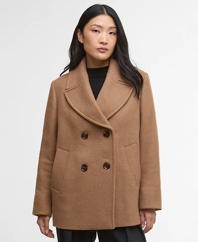 Barbour Women's Indie Double-Breasted Peacoat