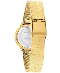 Tommy Hilfiger Women's Quartz Gold Tone Stainless Steel Mesh Bracelet Watch