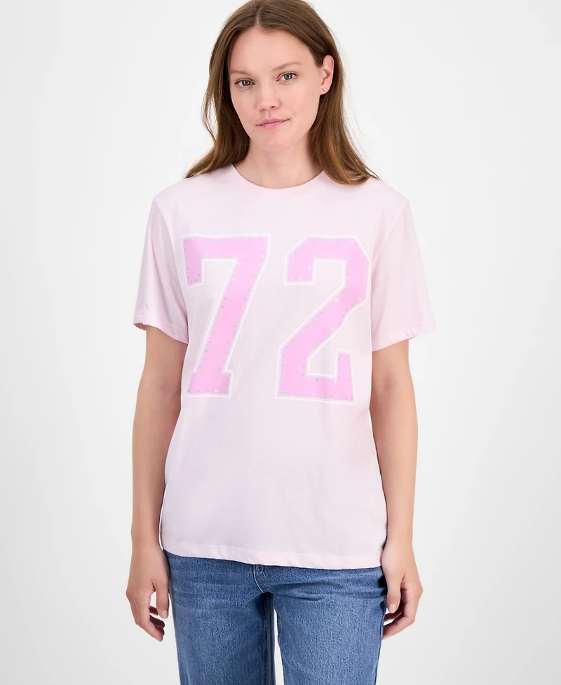 Grayson Threads, The Label Juniors' Number 72 Crewneck Tee