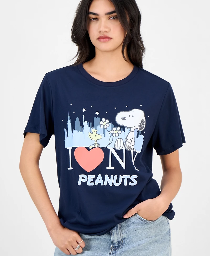 Grayson Threads, The Label Juniors' New York Snoopy T-Shirt