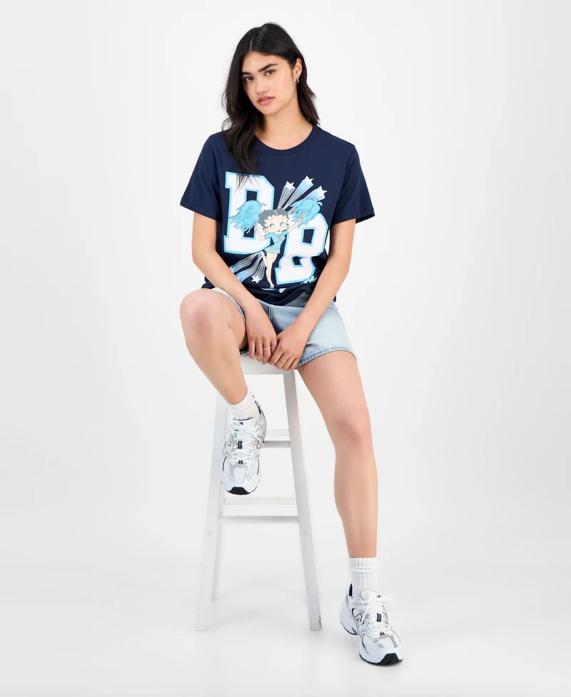 Grayson Threads, The Label Juniors' Betty Boop Cheer T-Shirt