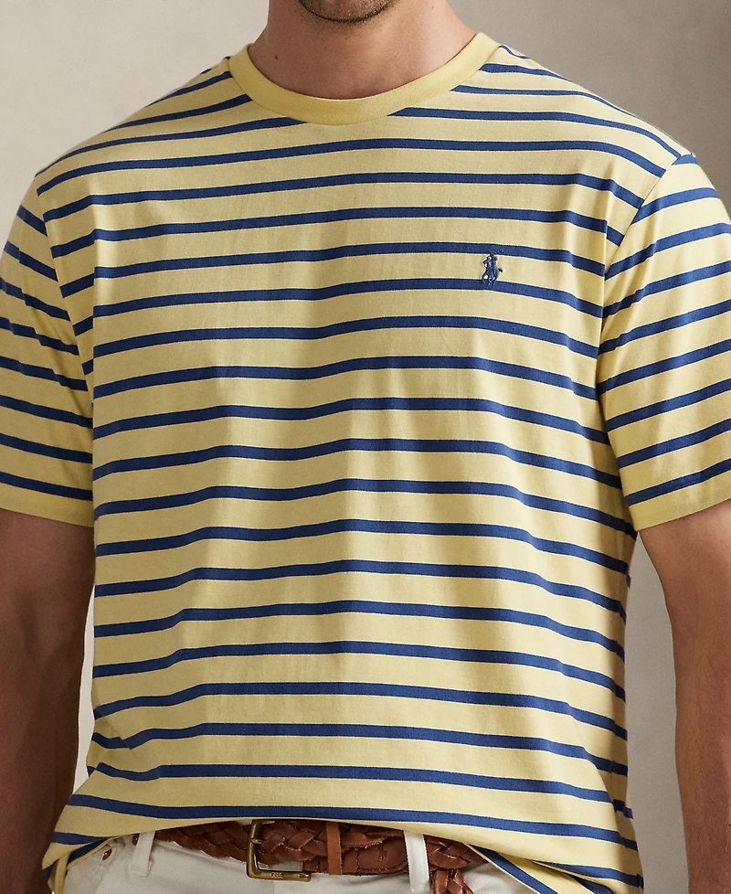 Polo Ralph Lauren Men's Big & Tall Striped Jersey Crewneck T-Shirt