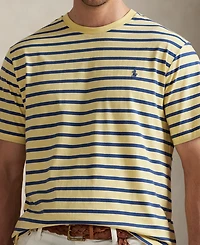 Polo Ralph Lauren Men's Big & Tall Striped Jersey Crewneck T-Shirt