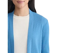 Jones New York Women's Sutton Ribbed Long-Sleeve Cardigan Sweater