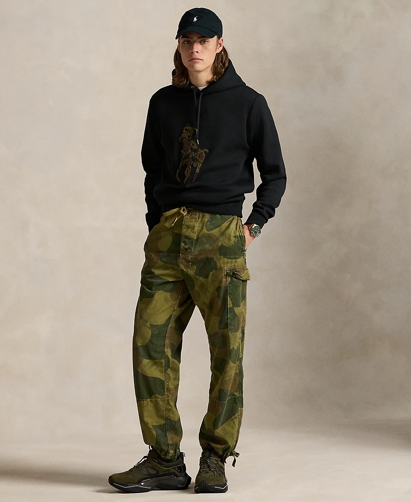 Polo Ralph Lauren Men's Camo Big Pony Double-Knit Hoodie