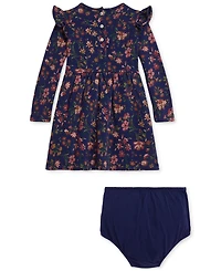 Polo Ralph Lauren Baby Girls Floral Fleece Dress