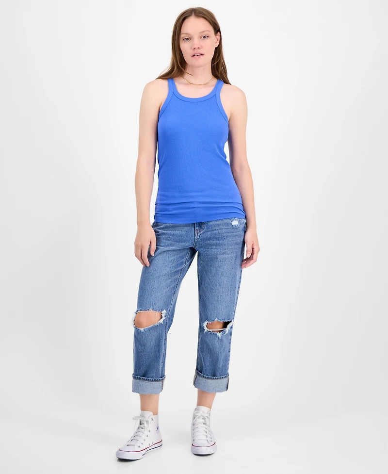 Lucky Brand Women's Solid Scoop-Neck Tank Top