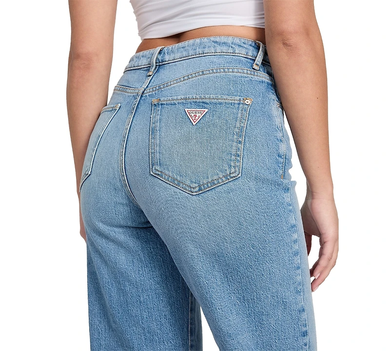 Guess Women's High Rise Straight-Leg Jeans