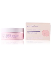 Patchology Serve Chilled Rose Eye Gels, 30 pairs