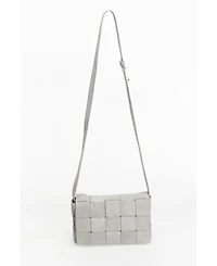 Women's Woven Suede Shoulder Bag, Created for Macy's
