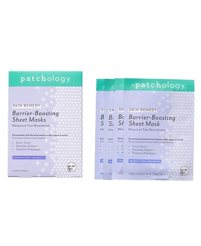 Patchology Skin Remedy Barrier-Boosting Sheet Mask, 4-Pk.