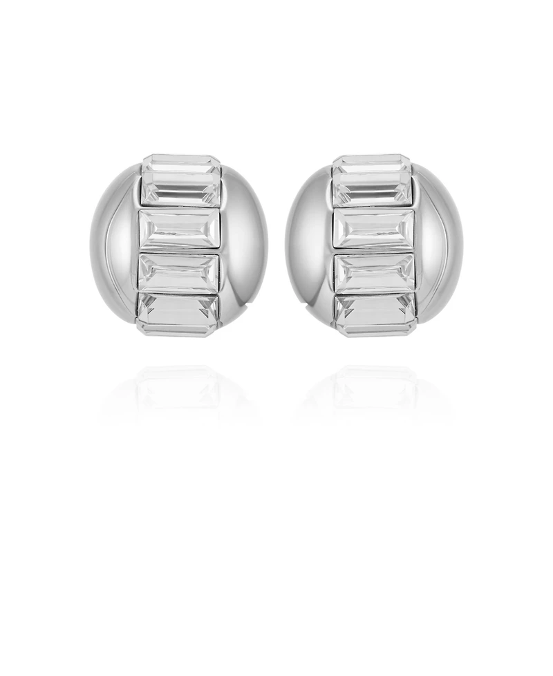 Vince Camuto Baguette Crystal Stud Earrings