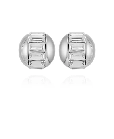Vince Camuto Baguette Crystal Stud Earrings