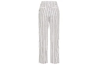 Olsen Women's Cotton Linen Striped Pant
