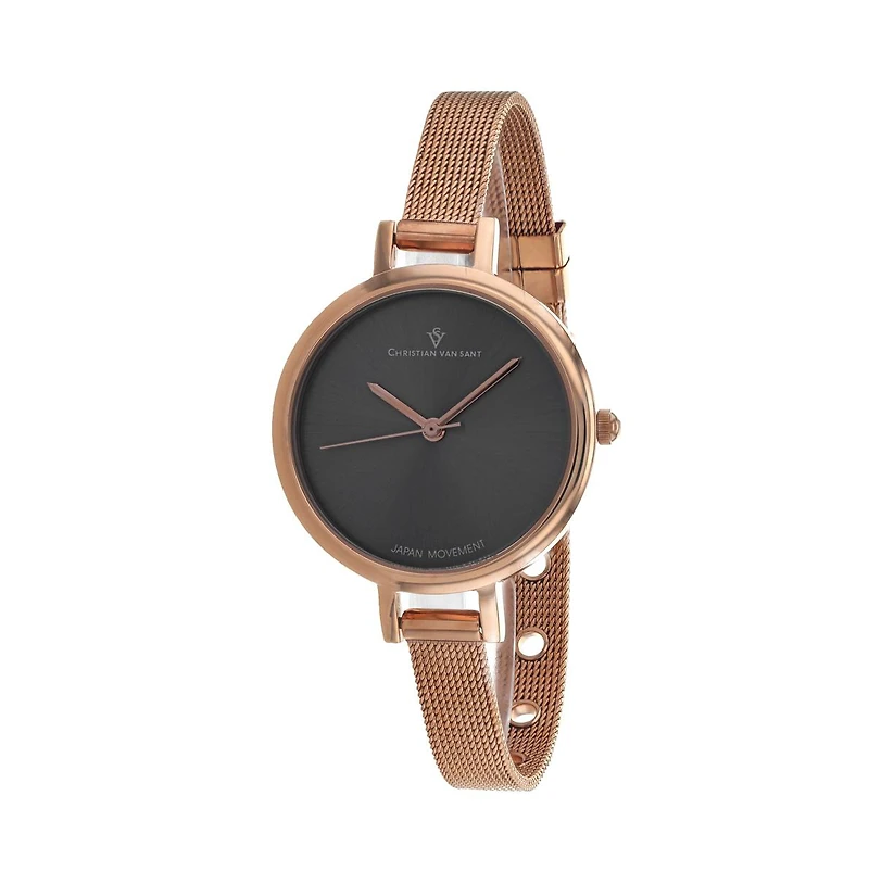 Christian Van Sant Women's Grace Grey Dial Watch - CV0286