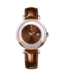Christian Van Sant Women's Bria Brown Dial Watch - CV3817