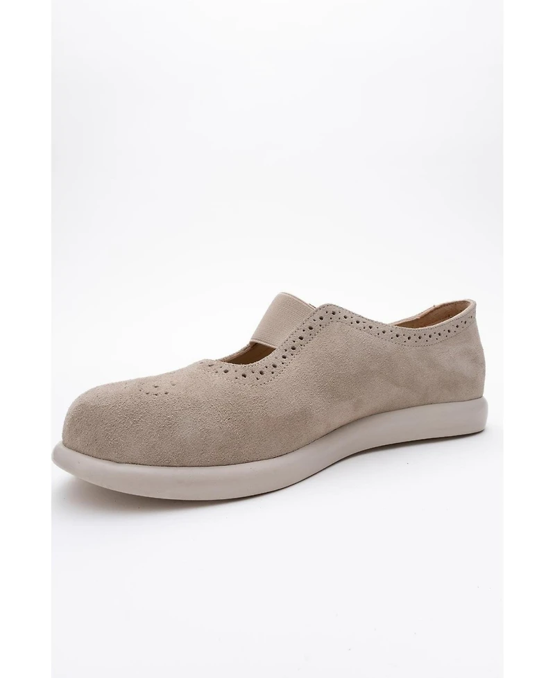 Chelle Elastic Leather Flat (Women)