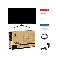 Z-edge 24 inch 1080P Full Hd 1920x1080 180Hz 1ms Ultra Thin Frame Curved Gaming Monitor