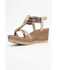 Prologue Shoes Sogno Rhinestone Espadrille Sandal (Women)