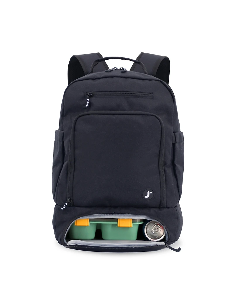 J World Unisex Packmate 2 1 Backpack With Built-in Lunch Bag