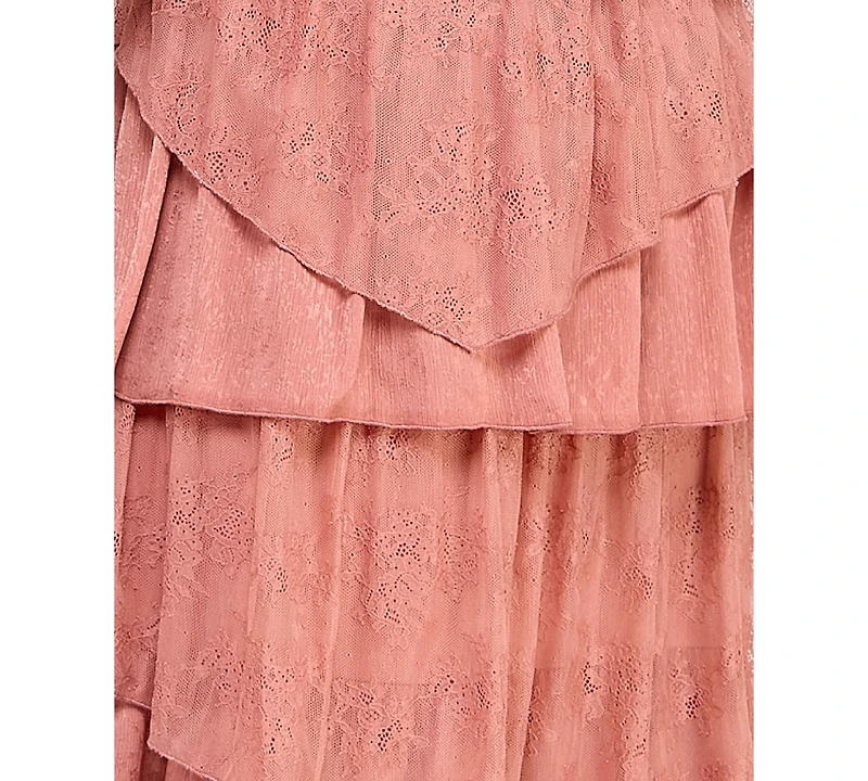 Seni & Cade Juniors' Sweetheart Lace Midi Dress
