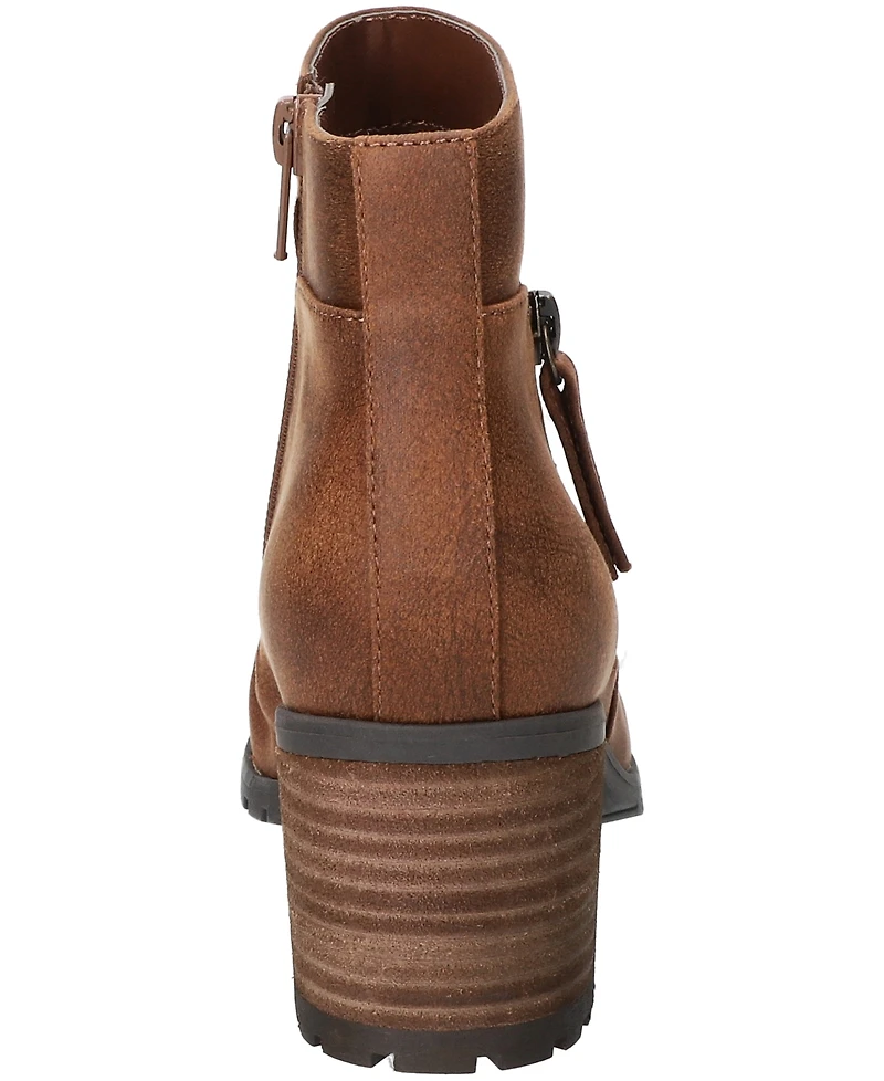 Bella Vita Women's Janita Block Heel Ankle Booties