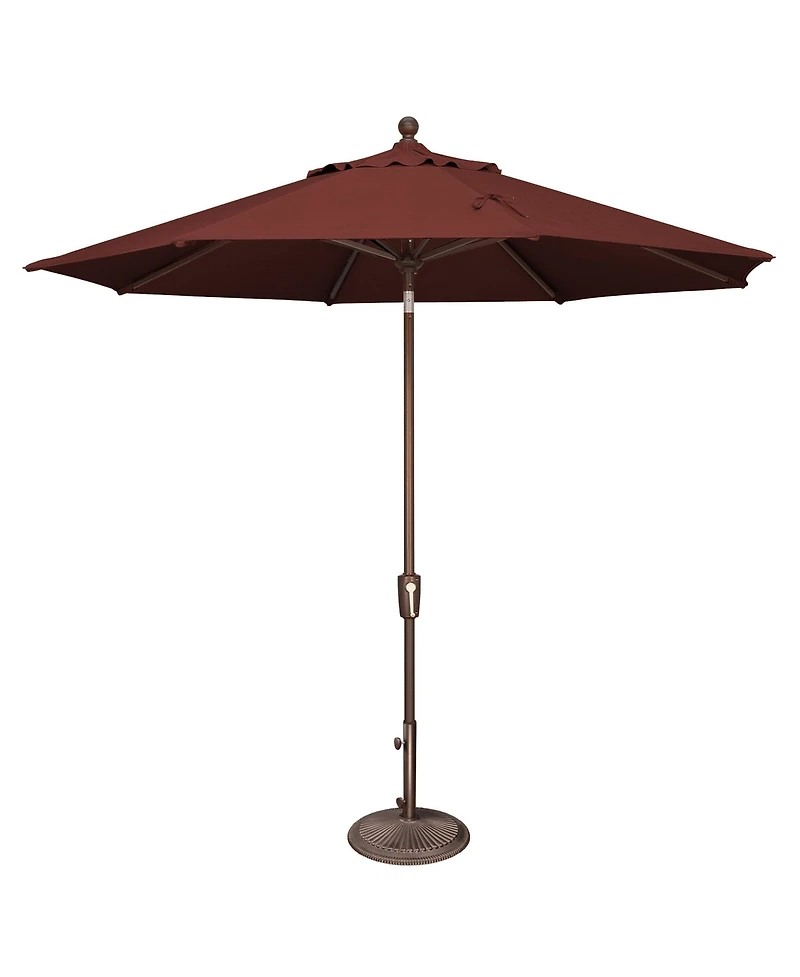 Mondawe 9FT Octagon Patio Umbrella with Push-Button Tilt