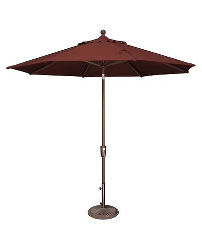 Mondawe 9FT Octagon Patio Umbrella with Push-Button Tilt