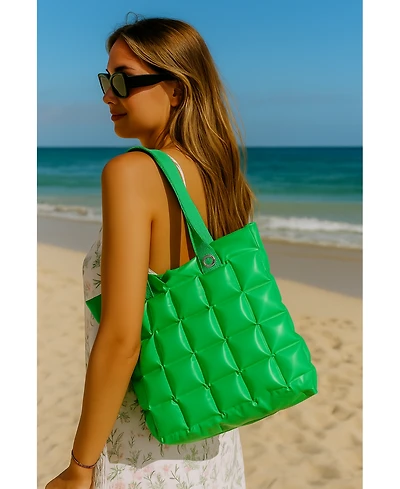 Clarissa Inflatable Tote Purse