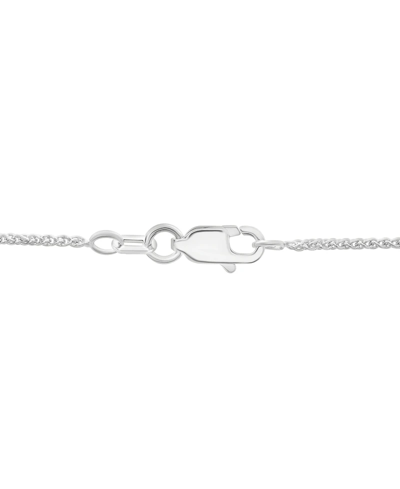 Wrapped in Love Diamond Pave Clover 18" Collar Necklace (2 ct. t.w.) in 14k White Gold, Exclusively at Macy's