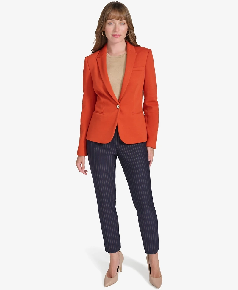 Tommy Hilfiger Women's One-Button Blazer