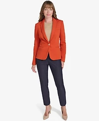 Tommy Hilfiger Women's One-Button Blazer