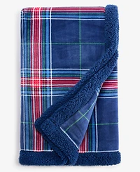 Holiday Lane Cozy Plush Throw, 50" x 60", Exclusively for Macy's
