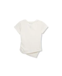 H by Habitual Big Girls Studded Asymmetrical T-Shirt