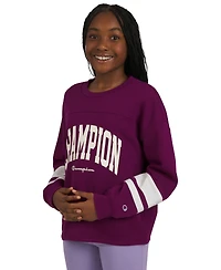 Champion Big Girls Oversized Logo Graphic T-Shirt