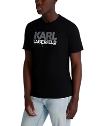 Karl Lagerfeld Paris Men's Dripping Caviar Logo T-Shirt