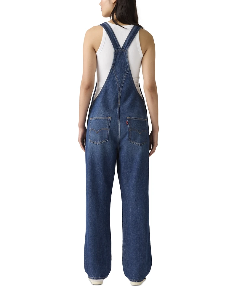 Levi's Women's Vintage-Style Cotton Denim Overalls