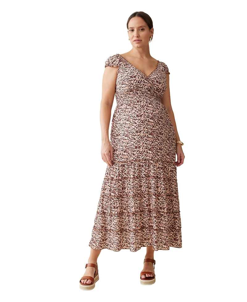 Ingrid + Isabel Maternity Daydream Midi Dress