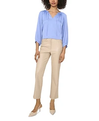 Vince Camuto Women's Tie-Neck Peasant-Sleeve Blouse