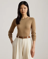 Lauren Ralph Petite Cotton-Blend Sweater