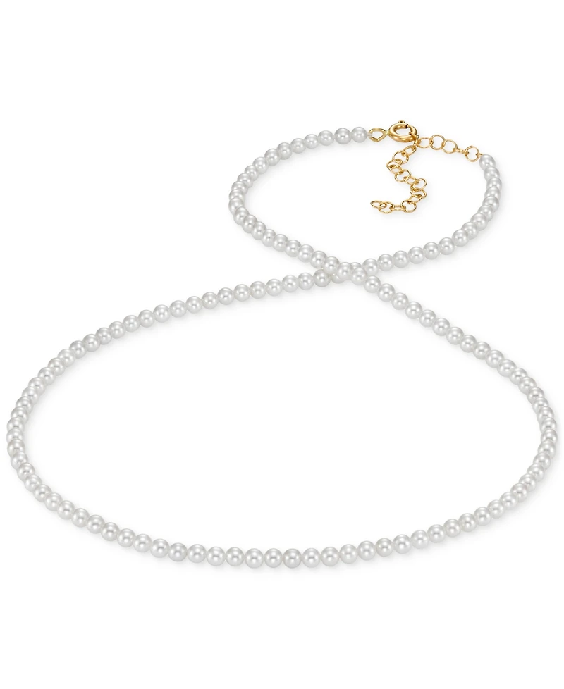 Cultured Freshwater Pearl (3 - 3-1/2mm) Collar Necklace, 16" + 2" extender