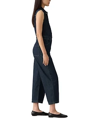 Levi's Women's Cotton Sleeveless Cropped Jumpsuit