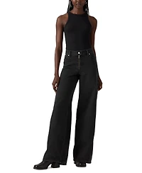 Levi's Women's Cotton '94 Mid-Rise Wide-Leg Moto Jeans