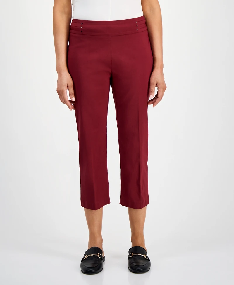 Jm Collection Women's Pull-On Capri Tummy-Control Pants, Exclusively at Macy's