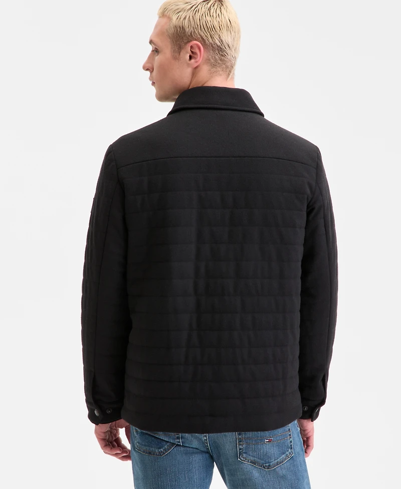Tommy Hilfiger Men's Quilted Shirt Jacket