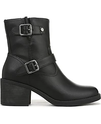 Blowfish Malibu Women's Maeve Round Toe Block Heel Rugged Short Boots