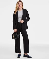 On 34th Women's Relaxed Crepe Blazer, Macy's Exclusive