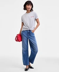 On 34th Women's Best Dressed Embroidered T-Shirt, Macy's Exclusive