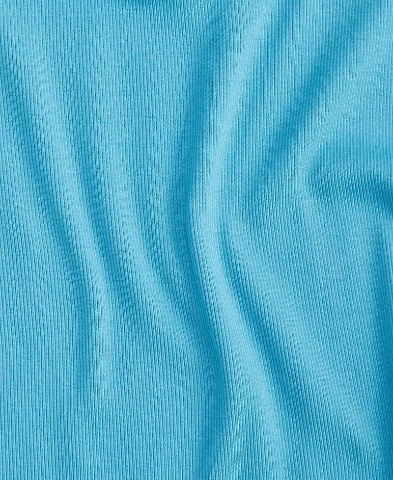 On 34th Women's Square-Neck Flutter-Sleeve Ribbed Top, Macy's Exclusive